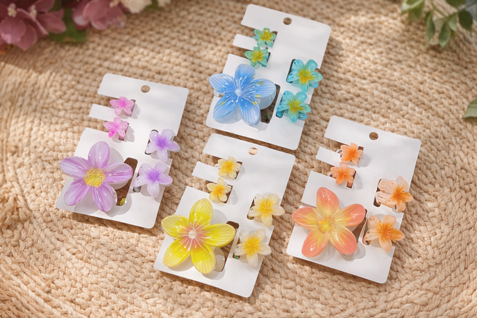 Women’s Day Special Offer-5 Pcs Set Floral Pinterest Collection Clips –