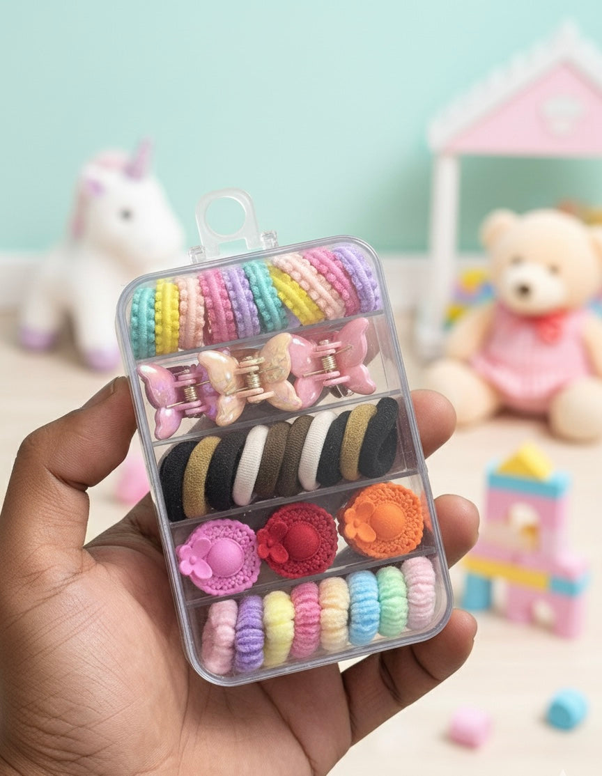 Kids Cute Hair Accessories Combo Box