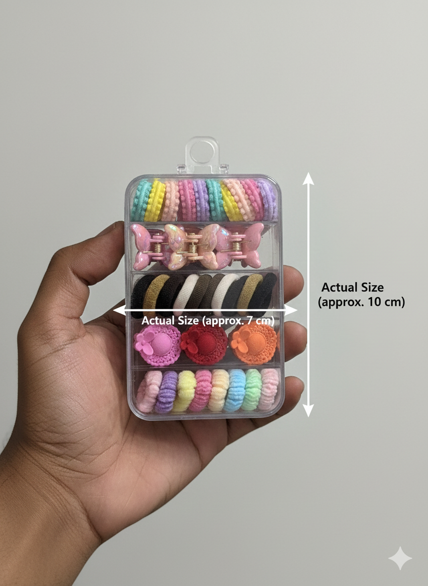 Kids Cute Hair Accessories Combo Box