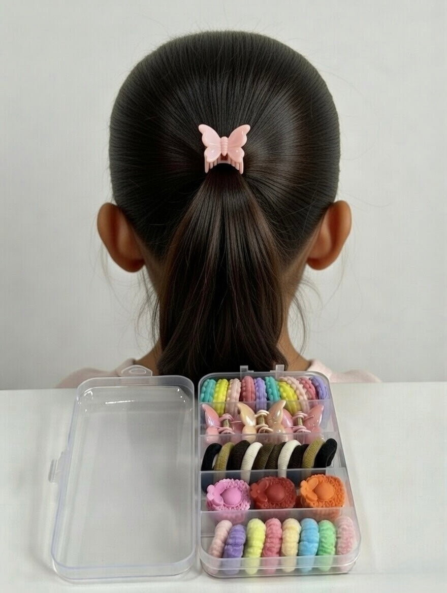 Kids Cute Hair Accessories Combo Box