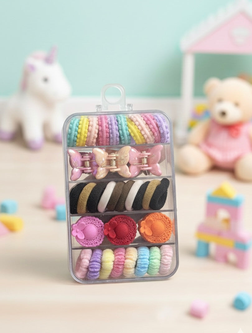 Kids Cute Hair Accessories Combo Box